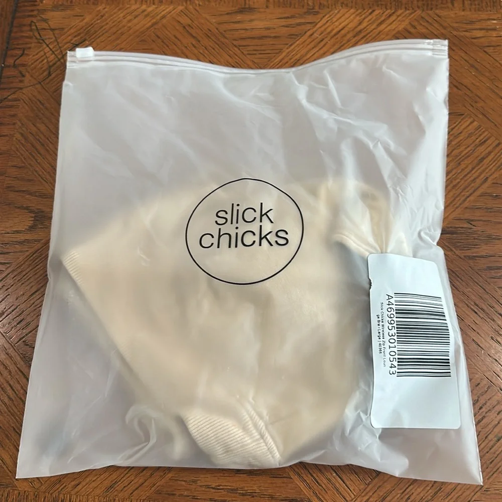 Slick Chicks Wireless Zip Front Adaptive Bra Size Large